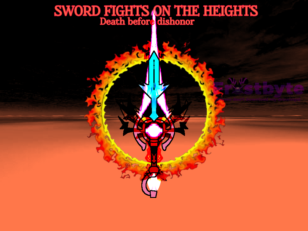A Firebrand framed by a fiery ring beneath the SFOTH title