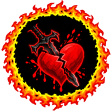 Heartbreaker badge art